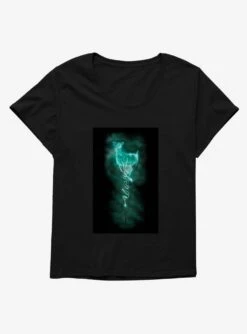 Harry Potter Doe Patronus Wand Womens T-Shirt Plus Size