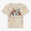 Disney Mickey And Friends Paint Splatter Group Portrait Toddler T-Shirt - BoxLunch Exclusive