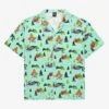Our Universe A Goofy Movie Camping Scenes Woven Button-Up - BoxLunch Exclusive