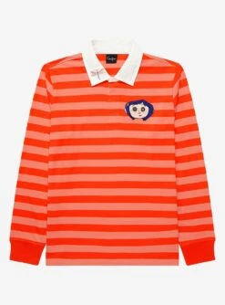 Coraline Coraline Jones Embroidered Rugby Shirt - BoxLunch Exclusive