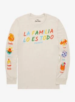 Disney Encanto La Familia Lo Es Todo Long Sleeve T-Shirt - BoxLunch Exclusive