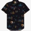 Disney Pixar Coco Land Of The Dead Scenic Woven Button-Up - BoxLunch Exclusive
