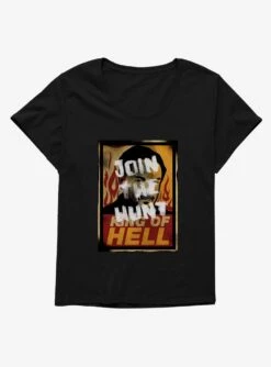 Supernatural Join The Hunt Propaganda Poster Girls T-Shirt Plus Size