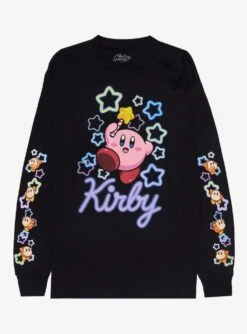 Nintendo Kirby Star Rod Women’s Long Sleeve T-Shirt - BoxLunch Exclusive