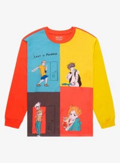 Jujutsu Kaisen Lost In Paradise Color Block Long Sleeve T-Shirt - BoxLunch Exclusive