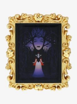 Disney Snow White And The Seven Dwarfs Snow White & Evil Queen Frame Enamel Pin - BoxLunch Exclusive