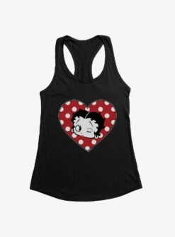 Betty Boop Spotted In Love Womens Tank Top