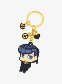 JoJo's Bizarre Adventure: Diamond Is Unbreakable Chibi Josuke Higashikata Enamel Keychain - BoxLunch Exclusive