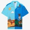 Our Universe Star Wars Classic Locations Tatooine And Endor Scene Woven Button-Up - BoxLunch Exclusive