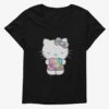 Hello Kitty Starshine Heart Womens T-Shirt Plus Size