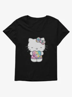 Hello Kitty Starshine Heart Womens T-Shirt Plus Size