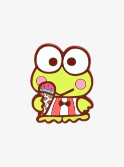 Sanrio Keroppi With Ice Cream Enamel Pin - BoxLunch Exclusive