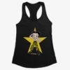 Betty Boop Army Camo And Stars Womens Tank Top