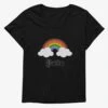 Pride Rainbow Clouds T-Shirt Plus Size