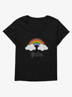 Pride Rainbow Clouds T-Shirt Plus Size