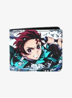Demon Slayer: Kimetsu No Yaiba Tanjiro Kamado Water Breathing Bifold Wallet - BoxLunch Exclusive
