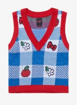 Sanrio Hello Kitty And Friends Kawaii Icons Gingham Women's Vest - BoxLunch Exclusive