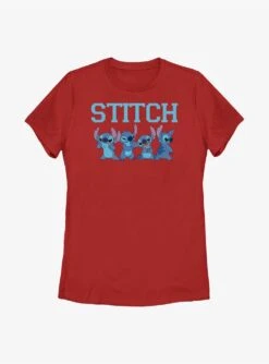 Disney Lilo And Stitch Happy Stitch Womens T-Shirt