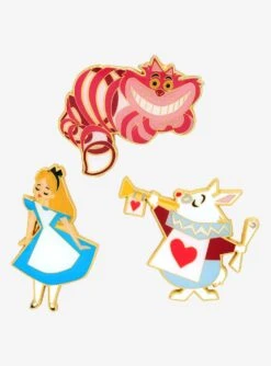 Loungefly Disney Alice In Wonderland Character Enamel Pin Set - BoxLunch Exclusive