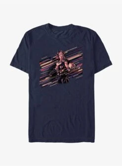 Marvel Thor: Love And Thunder Stripe Art Mighty Thor T-Shirt