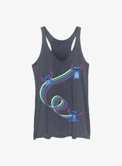 Disney Lilo & Stitch Ribbon Stitches Womens Tank Top