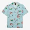 Studio Ghibli Ponyo Allover Print Woven Button-Up - BoxLunch Exclusive