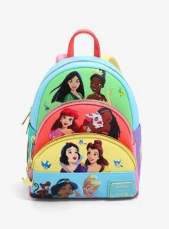 Loungefly Disney Princess Panel Portraits Mini Backpack