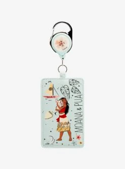 Disney Moana Pua & Moana Retractable Lanyard - BoxLunch Exclusive