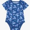 Disney Lilo & Stitch Stitch Poses Allover Print Infant One-Piece - BoxLunch Exclusive