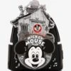 Loungefly Disney Mickey Mouse Club Black & White Mini Backpack