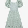 Star Wars The Mandalorian Grogu Gingham Smock Dress - BoxLunch Exclusive