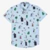 Star Wars Earth Day Allover Print Woven Button-up - BoxLunch Exclusive