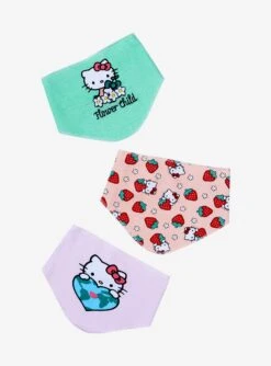 Sanrio Hello Kitty Strawberry Bandana Bib Set - BoxLunch Exclusive