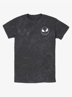 Disney The Nightmare Before Christmas Jack Skellington Pocket Mineral Wash T-Shirt