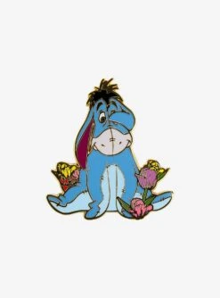 Loungefly Disney Winnie The Pooh Eeyore With Tulips Enamel Pin - BoxLunch Exclusive