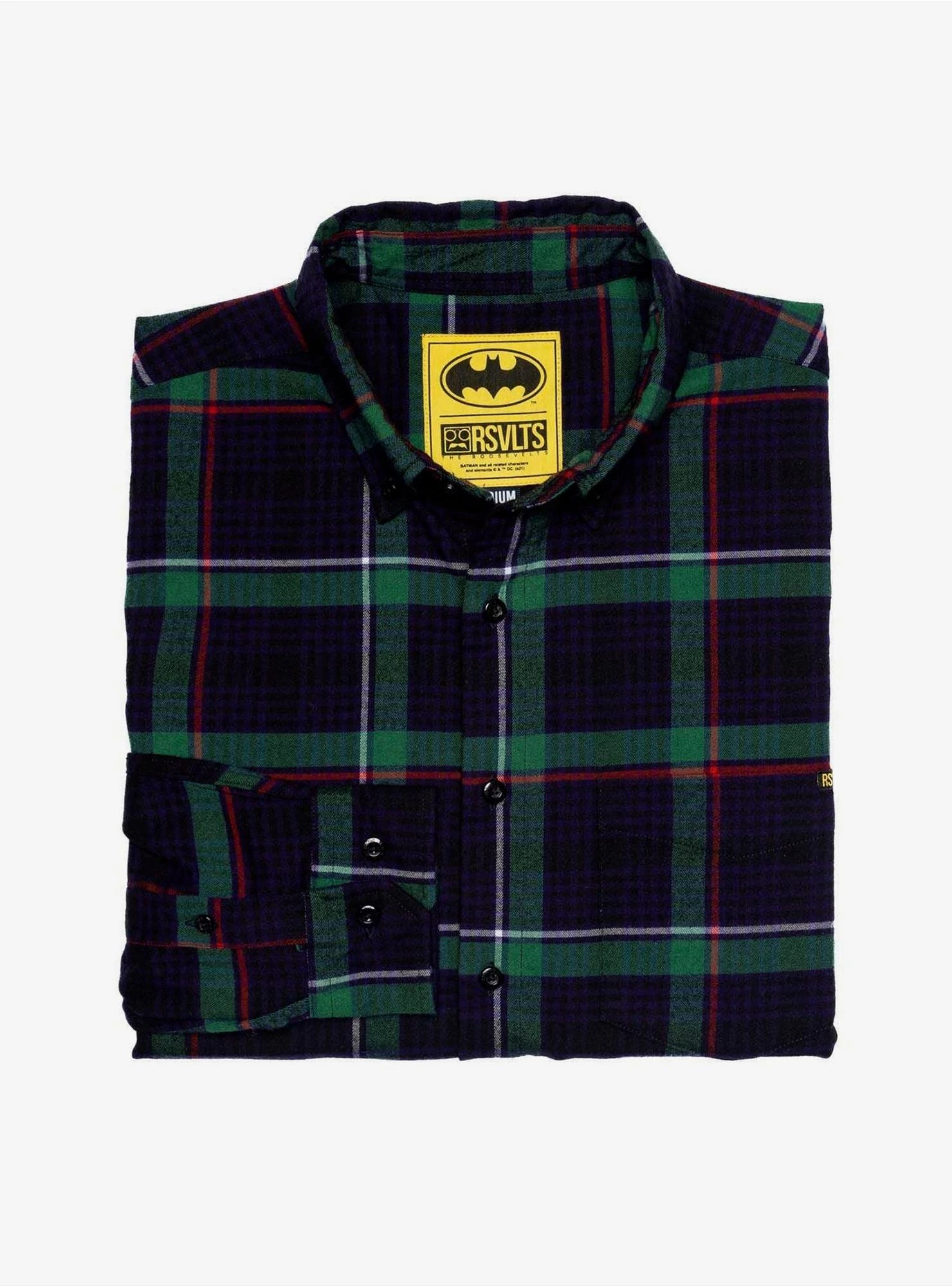 RSVLTS Batman The Joker BorlandFlex Long Sleeve Stretch Flannel - Image 2