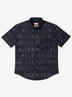 RSVLTS Marvel Black Panther Vibranium Chief KUNUFLEX Short Sleeve Shirt