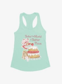 Strawberry Shortcake Bake The World A Better Place Womens Tank Top