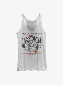 Yellowstone Dutton Ranch Mountains Womens Tank Top