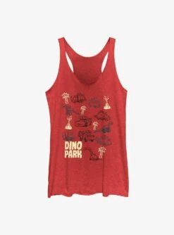 Disney Pixar Cars Dino Park Womens Tank Top