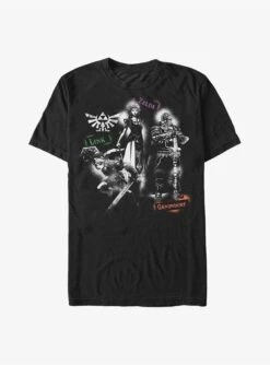 The Legend Of Zelda, Link, And Ganondorf Spray Paint T-Shirt