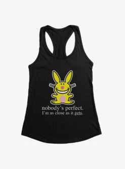 It's Happy Bunny Nobody's Perfect Womens Tank Top