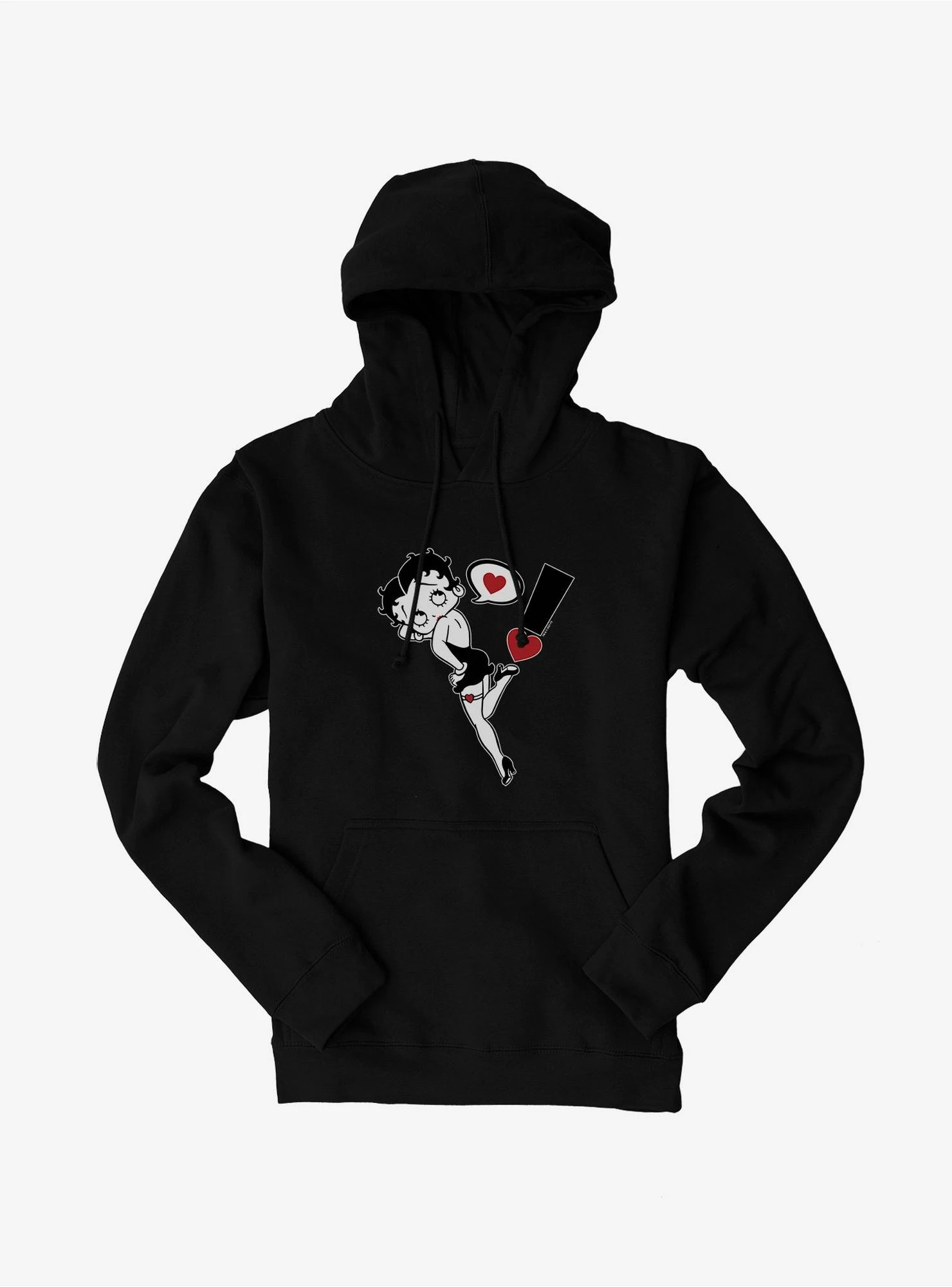 Betty Boop Exclamation Of Love Hoodie