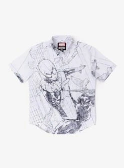 RSVLTS Marvel Spider-Man "Web Surfing" KUNUFLEX Short Sleeve Shirt