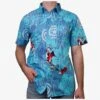 Marvel Captain America Captain Island Woven Button-Up