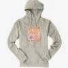 Bee And Puppycat Watercolor Art Flowers Hoodie